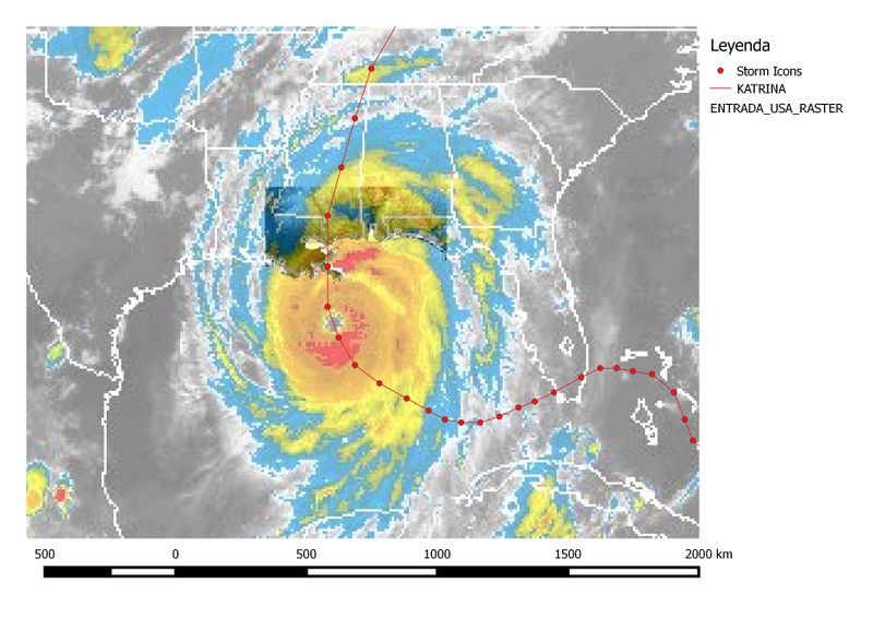 Trayectorias de huracanes