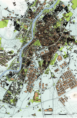 Cartografía base de la ciudad de Valladolid