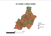 Figura 7. Municipios unidos en la etapa 2
