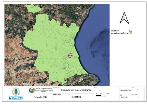 Ubicación dentro de Valencia